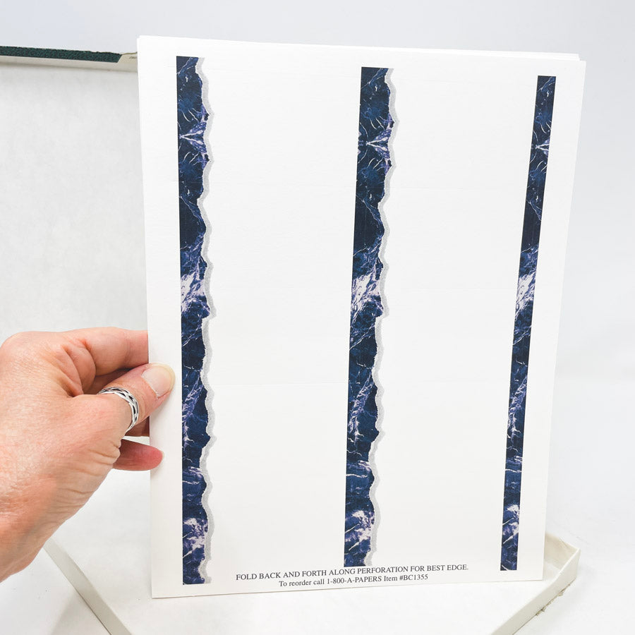 PaperDirect Blue Marble Edge Presentation Pack
