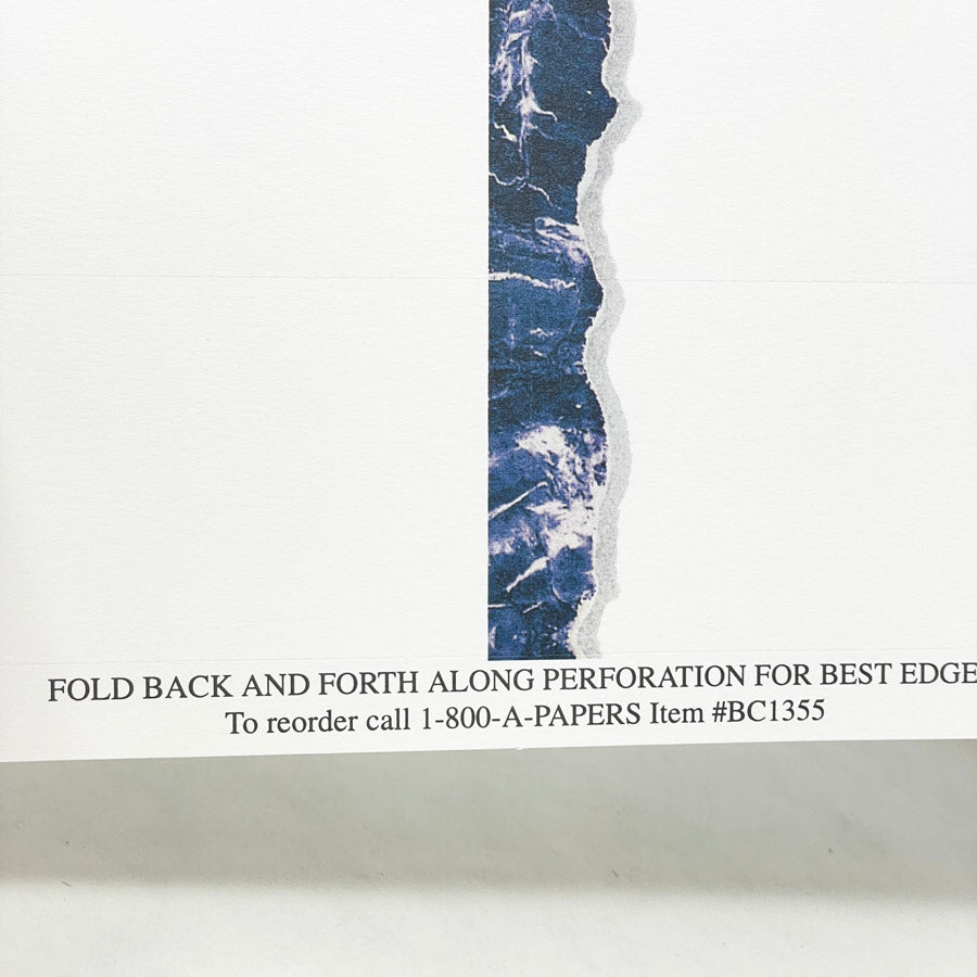 PaperDirect Blue Marble Edge Presentation Pack