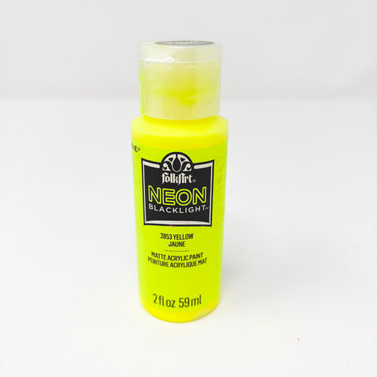 Folk Art Neon Yellow Acrylic Paint - 2 oz
