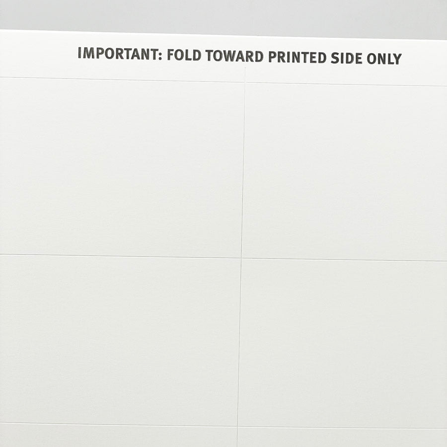 Avery Matte White Clean Edge Business Cards