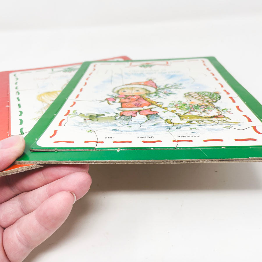 1980s Tray Puzzles - Christmas Themed (2)