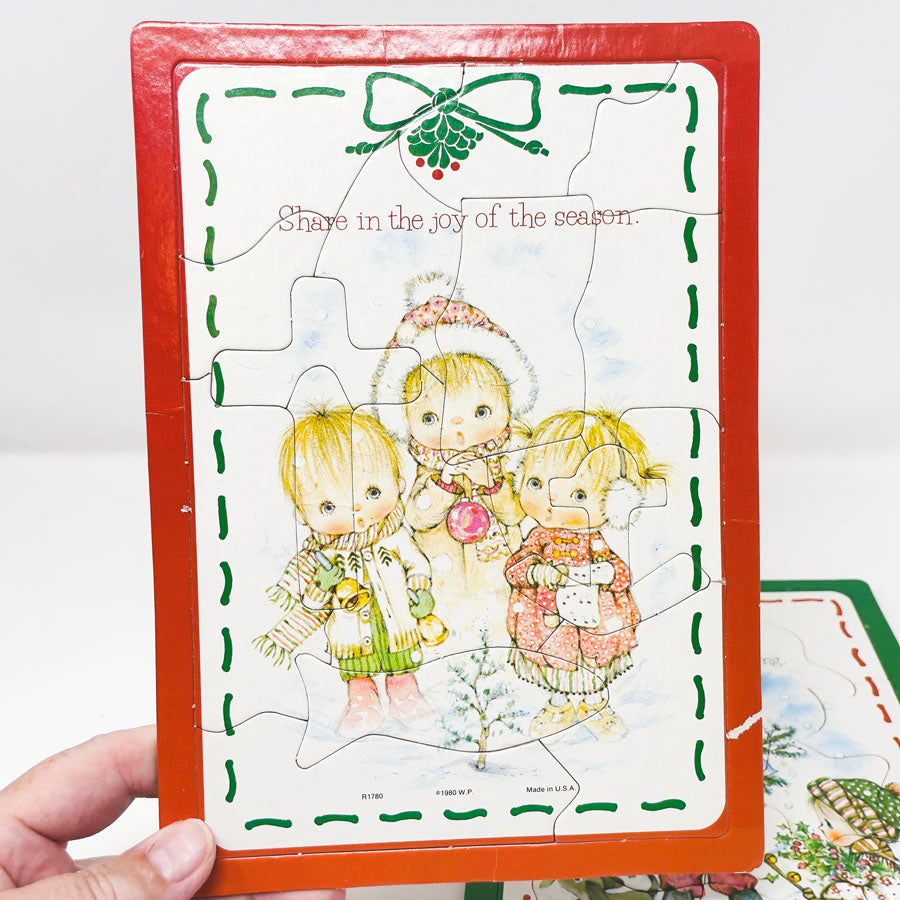 1980s Tray Puzzles - Christmas Themed (2)
