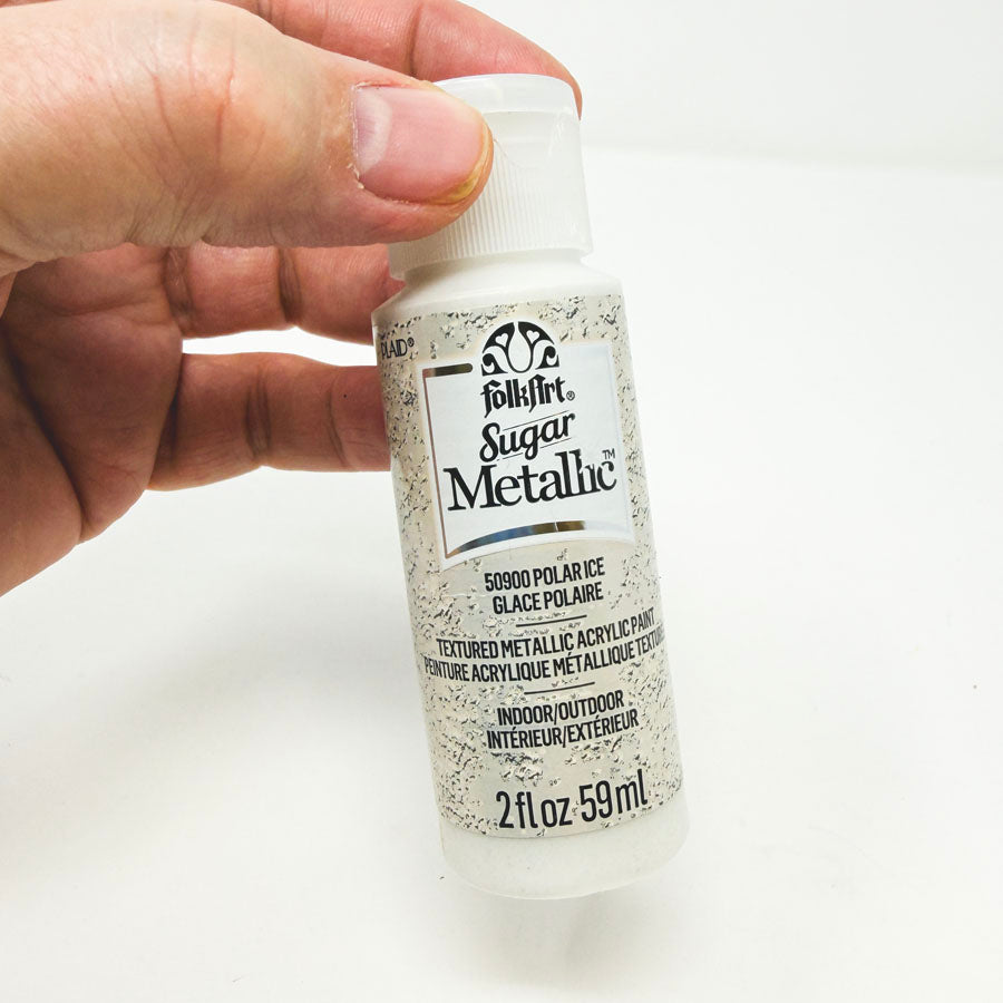 Polar Ice - Folk Art Sugar Metallic Acrylic Paint - 2 oz