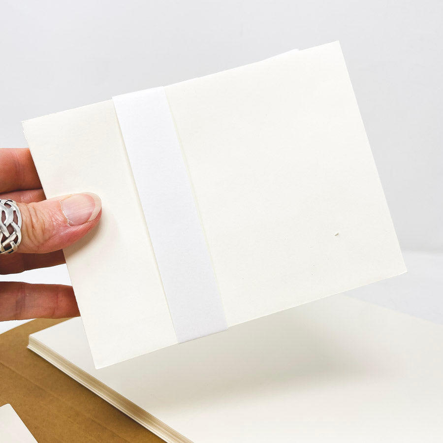 Avery Matte White Ivory Embossed Note Cards