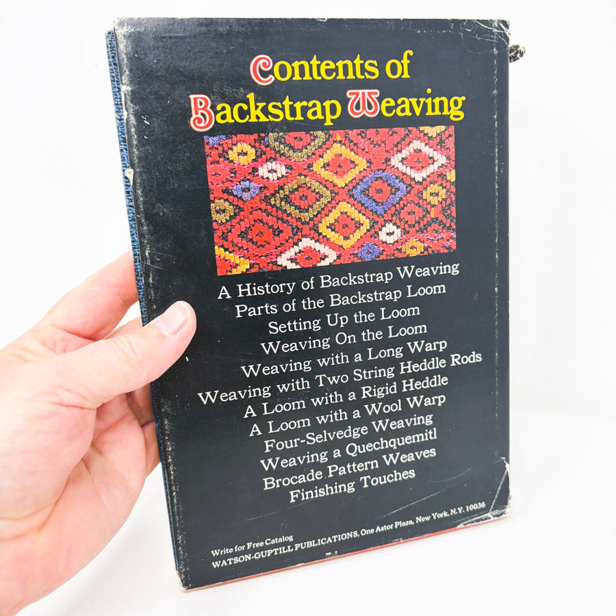 Vintage Backstrap Weaving Book by Taber & Anderson