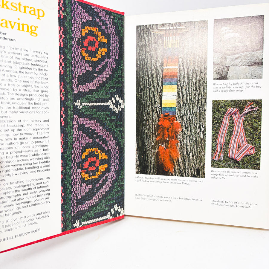 Vintage Backstrap Weaving Book by Taber & Anderson