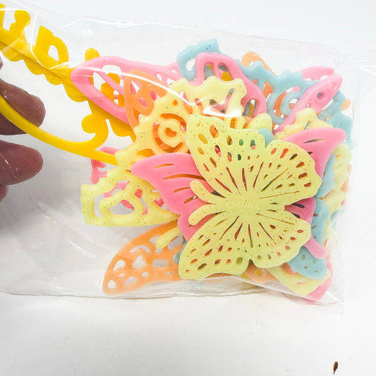 Plastic Butterflies and Celebration Pieces