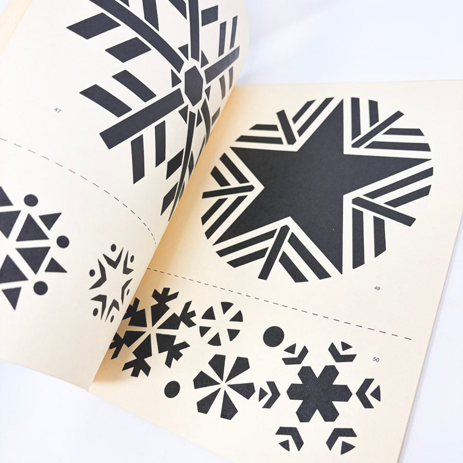Snowflake Cut & Use Stencil Book by Ed Sibbert, Jr.