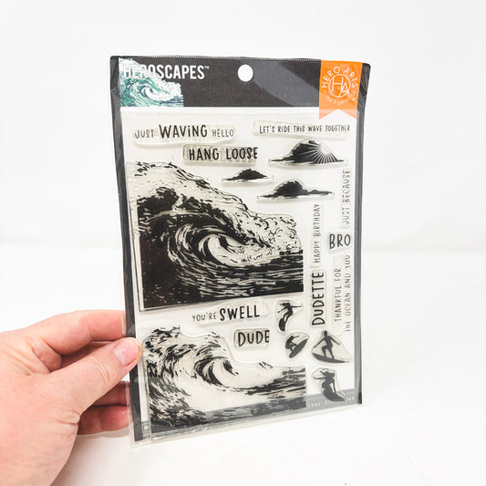 Hero Arts Clear Stamps – Barrel Wave HeroScape