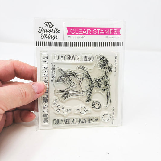 My Favorite Things Clear Stamps – Let Your Hair Down
