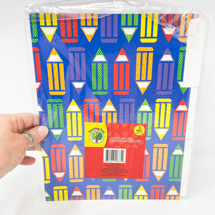Teaching Tree Pencil File Folders
