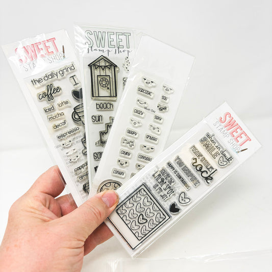 Sweet Stamp Shop Clear Stamp Bundle (4)