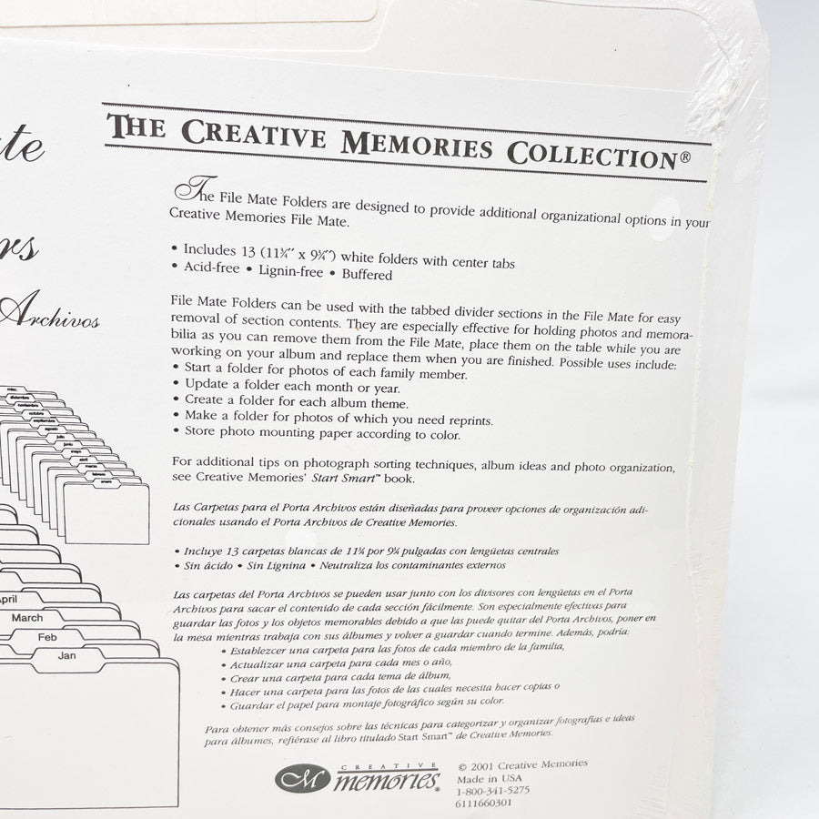 Creative Memories File Mate Folders