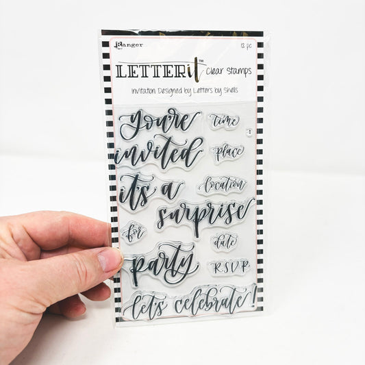 Ranger Clear Stamp – Letter It