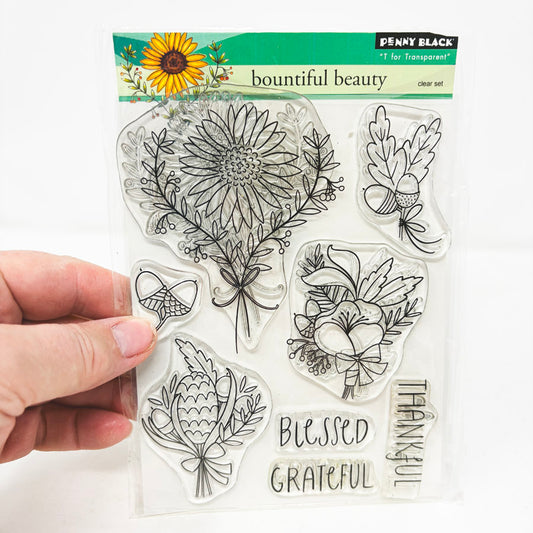 Penny Black Cling Stamp - T for Transparent