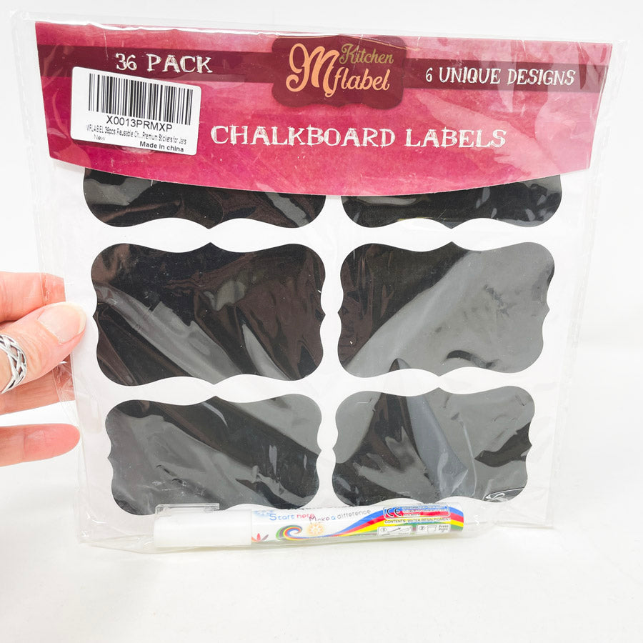 36 Pack Chalkboard Labels