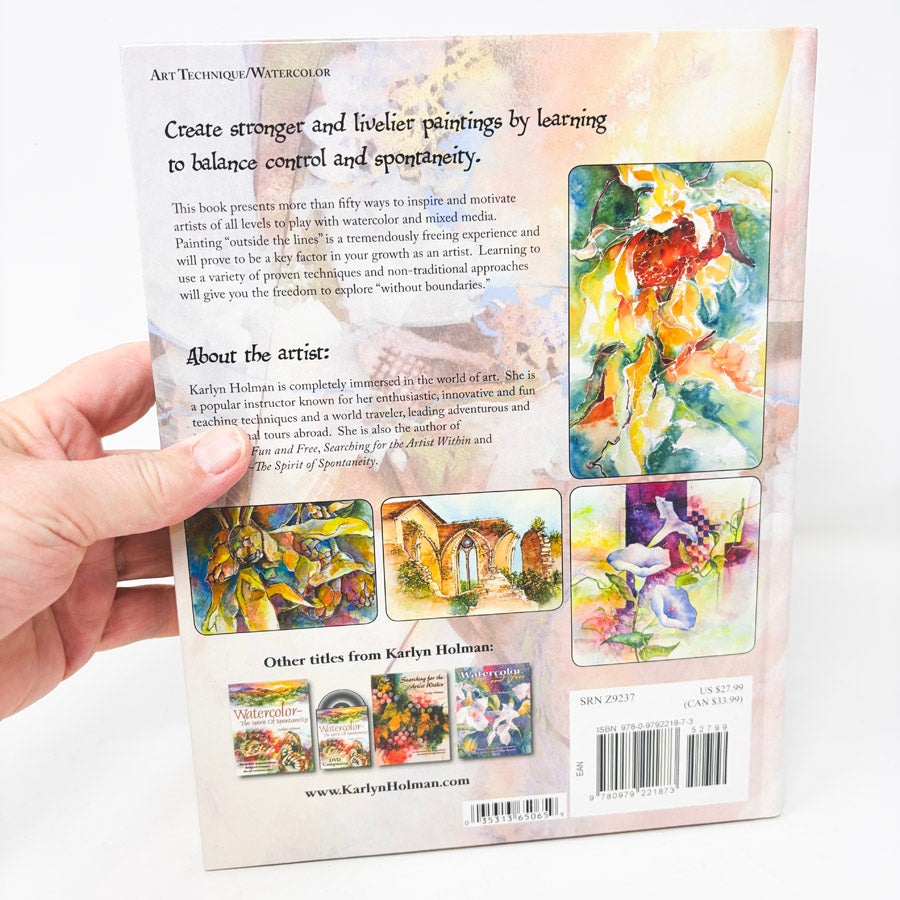 Watercolors Without Boundaries Book by Karlyn Holman