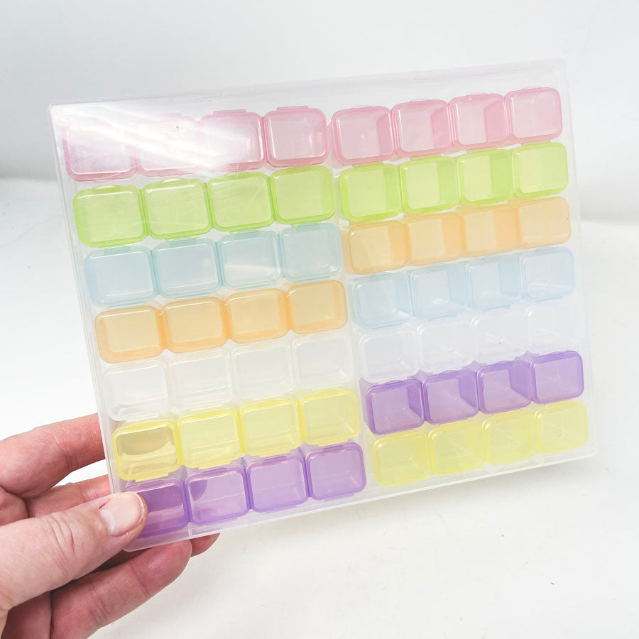 Small Color Boxes Compartment Storage – Hello Art Hatchery