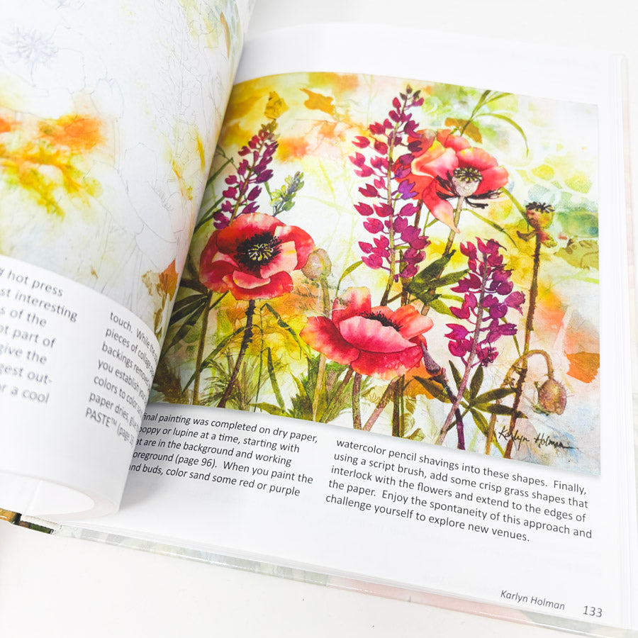 Watercolor Making Your Mark Book by Karlyn Holman