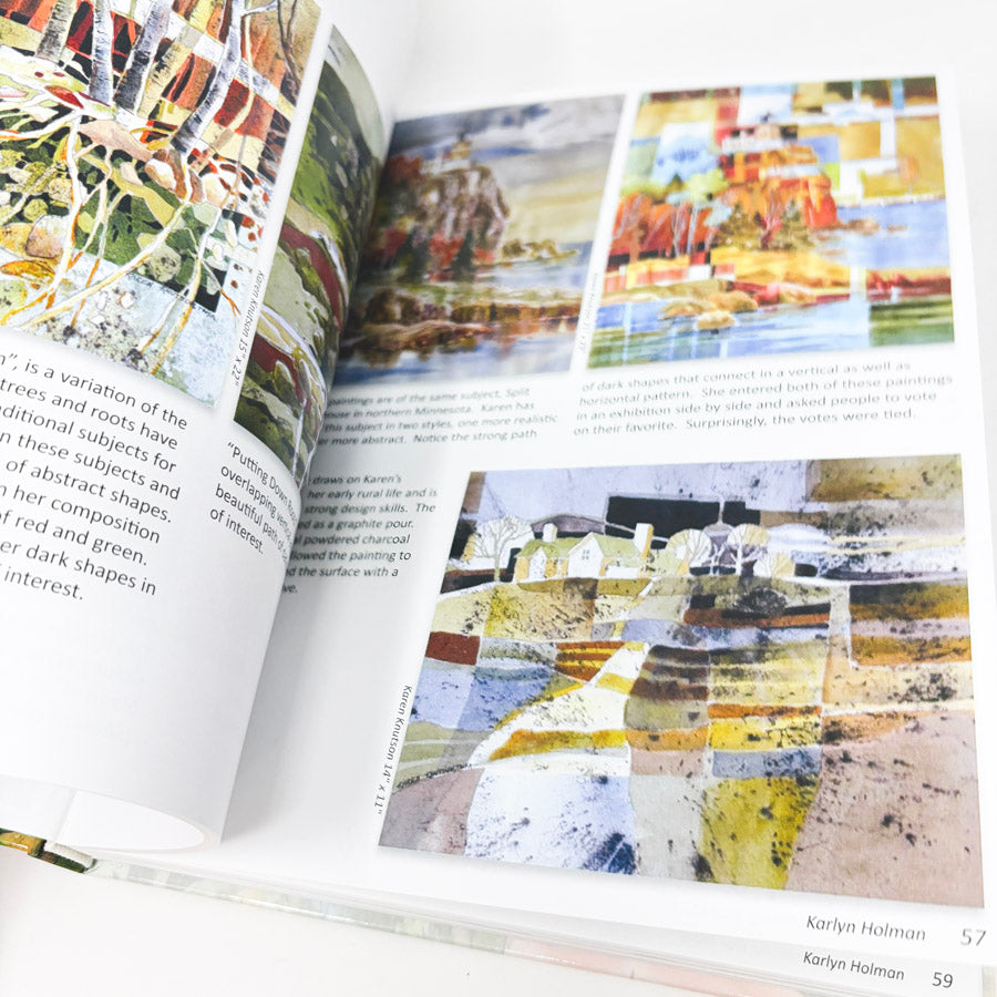Watercolor Making Your Mark Book by Karlyn Holman