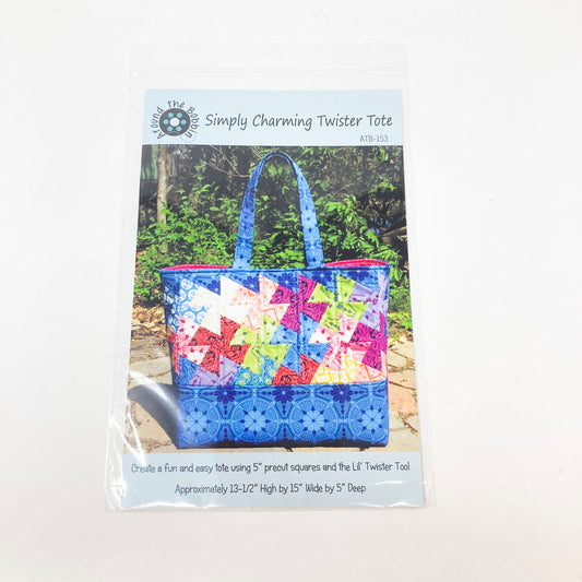 Simply Charming Twister Tote Quilted Bag Pattern