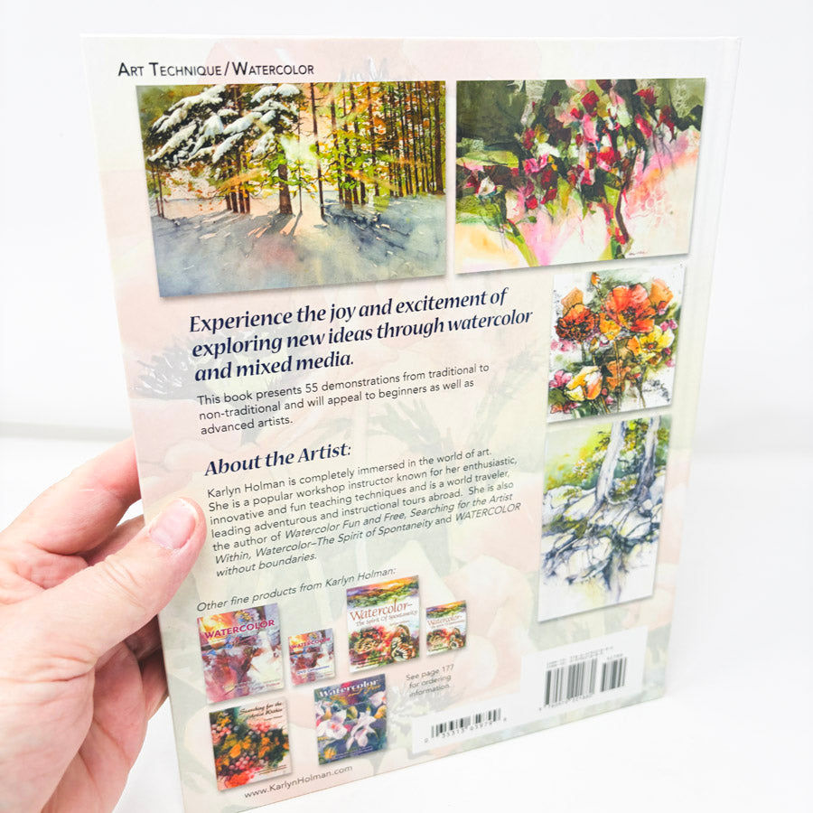 Watercolor Making Your Mark Book by Karlyn Holman