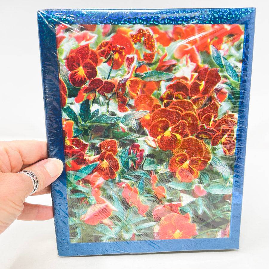 4"x6" Red Floral Photo Album
