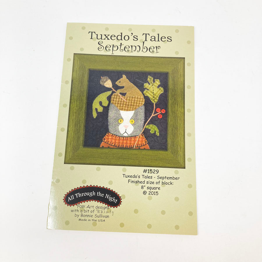 Tuxedo Tales - All Through the Night Quilt Blocks - Pick a Design