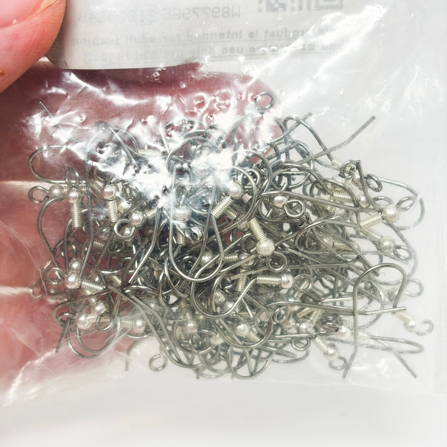 Fish Hook Ear Wire Stainless Steel