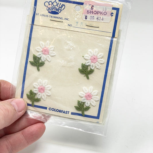 Embroidered Flowers for Trim (9)