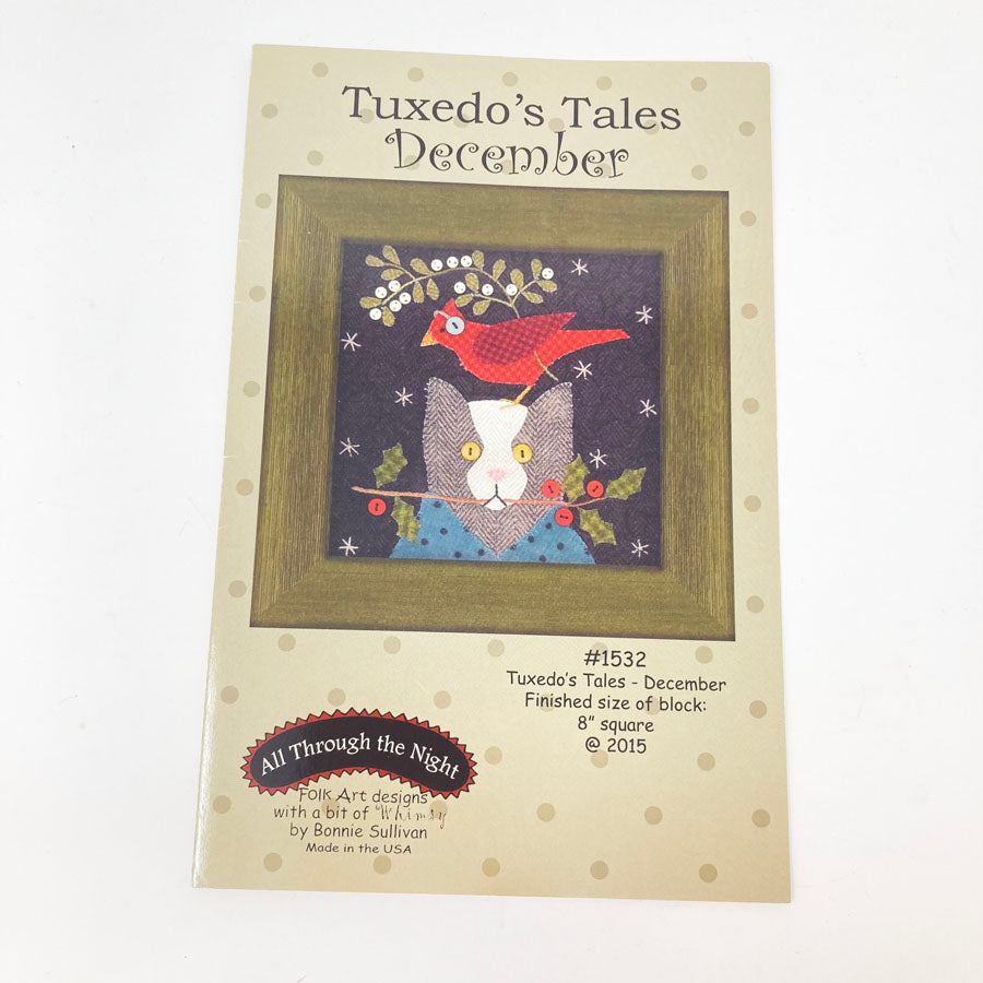 Tuxedo Tales - All Through the Night Quilt Blocks - Pick a Design