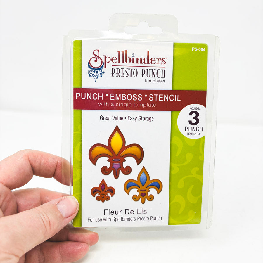 Fleur de Lis – Spellbinders Presto Punch Templates