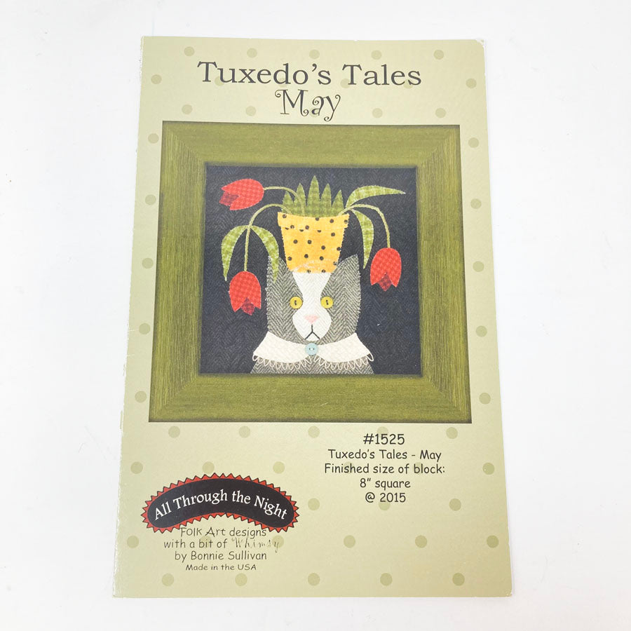 Tuxedo Tales - All Through the Night Quilt Blocks - Pick a Design