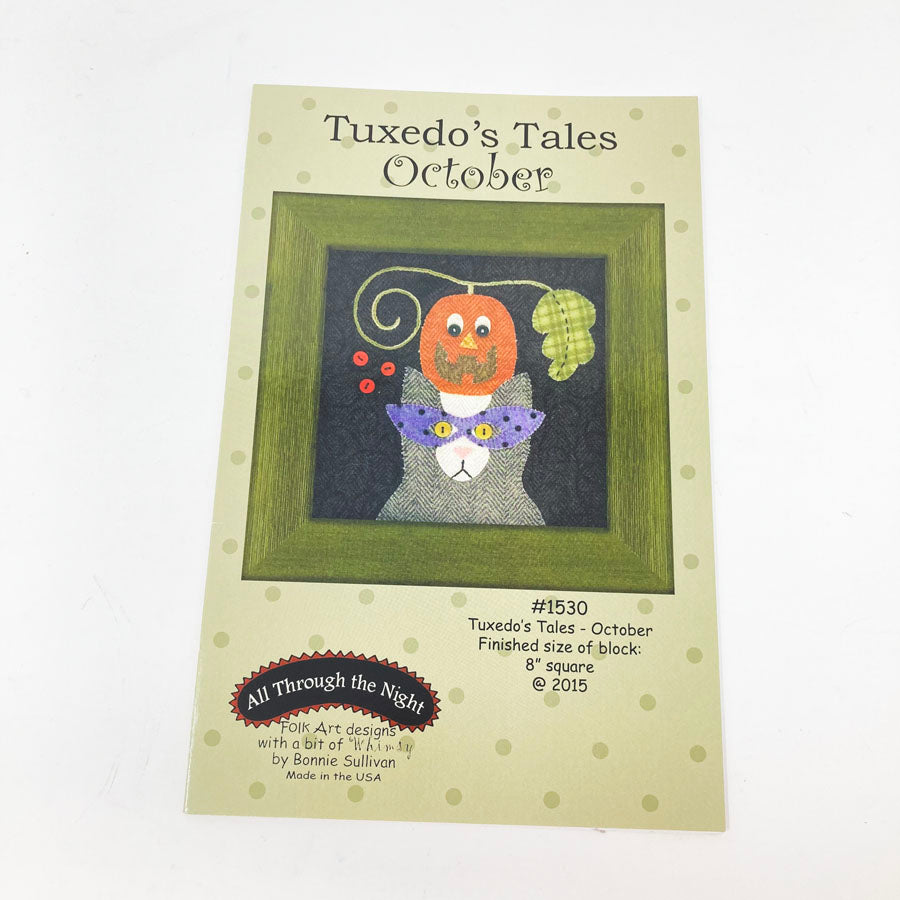 Tuxedo Tales - All Through the Night Quilt Blocks - Pick a Design
