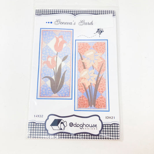 Geneva's Garden Wall Quilt Pattern by Doghouse Designs
