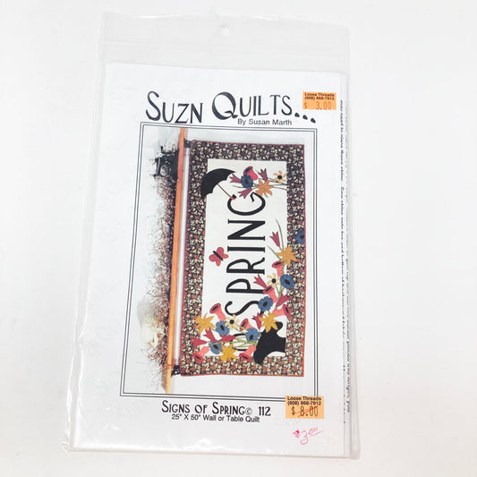 Signs of Spring Wall Quilt Pattern by Suzn Quilts