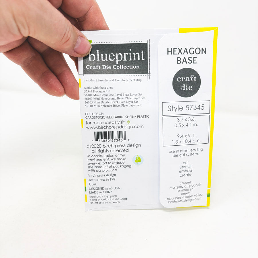 Hexagon Base – Blueprint Cutting Die