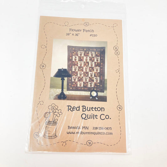 Flower Patch Pattern by Red Button Quilt Co.