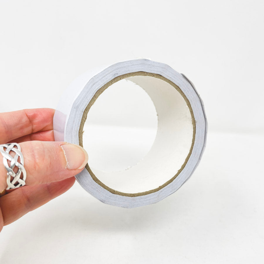 5/8" White Vinyl Tape