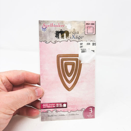 Shields One – Spellbinders Media Mixage Cutting Die