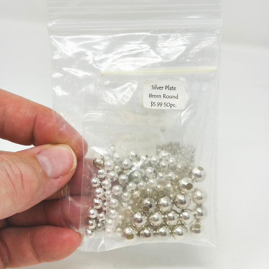 Asst. Silver Round Bead Bundle
