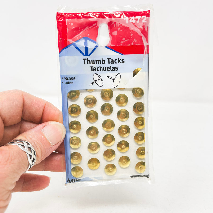 Brass Tumb Tacks (Open)
