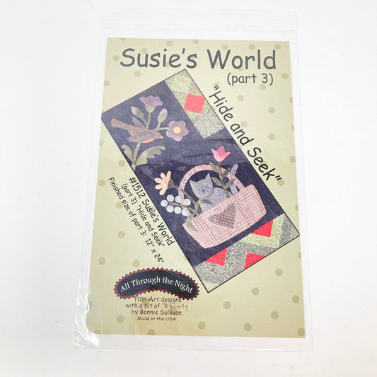 Susie's World Part 3 - Hide and Seek - Quilt Pattern by All Through the Night
