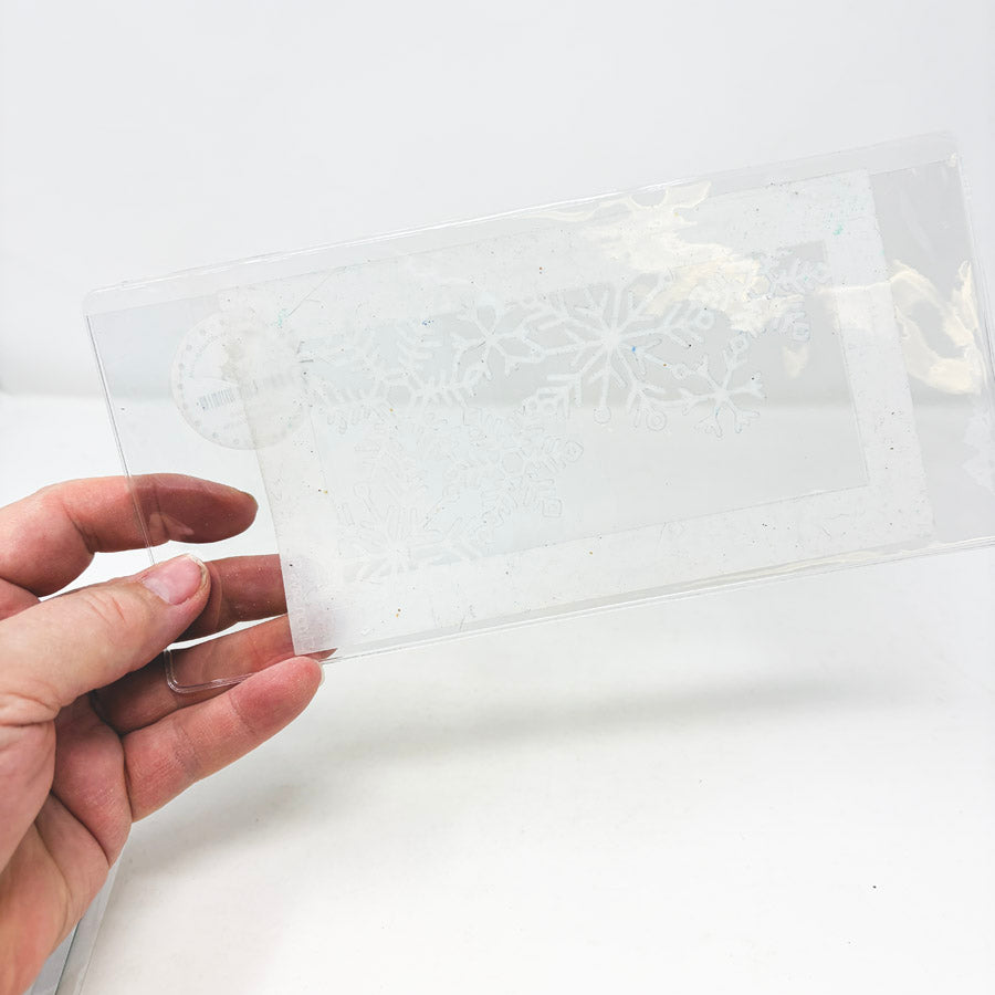 Mini Slimline Snowflake Window – Simon Says Stamp Stencil