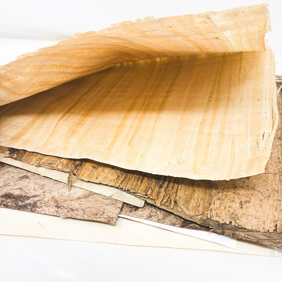 Unique and Natural Fiber Mixed Size Paper Pack