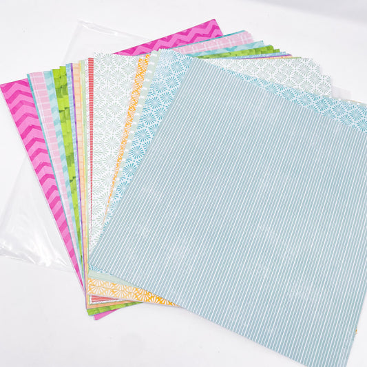 Bright Patterns 12" x 12" Paper Pack