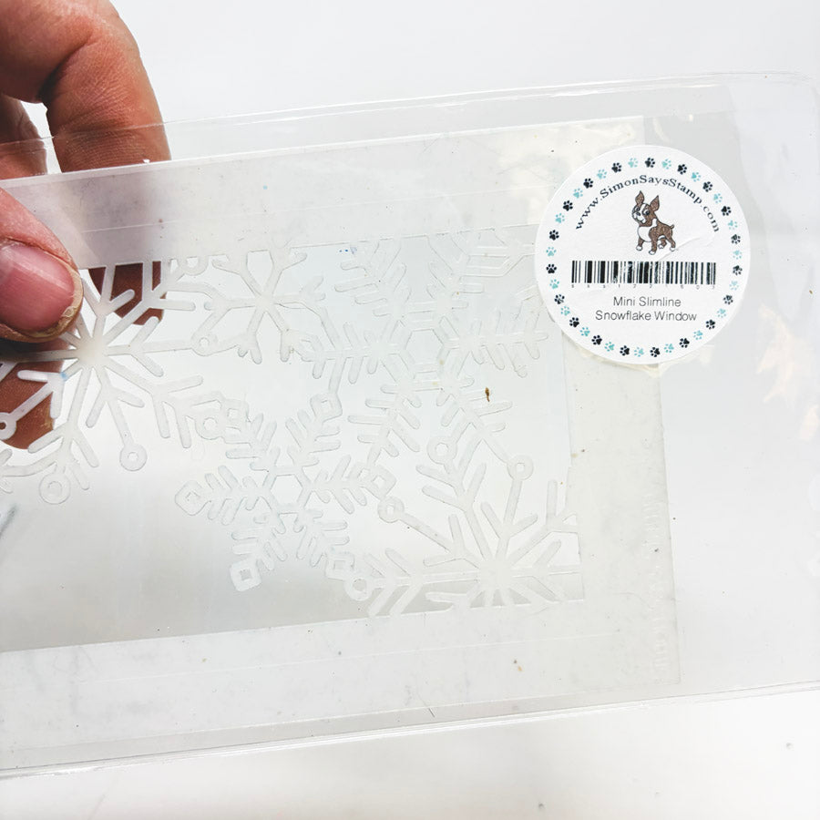 Mini Slimline Snowflake Window – Simon Says Stamp Stencil