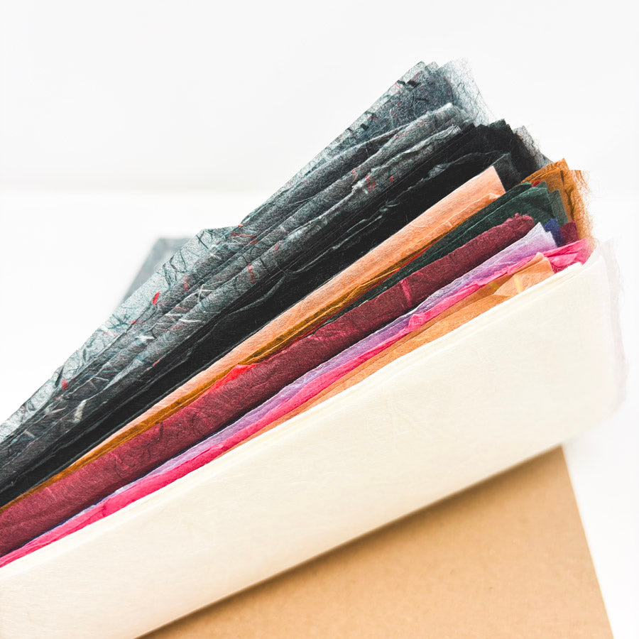 Assorted Color 8.5" x 11" Mulberry Paper Pack