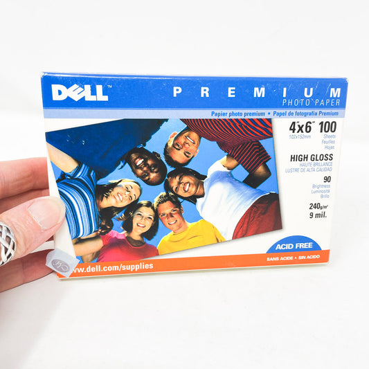 Dell 4 x 6 High Gloss Premium Photo Paper