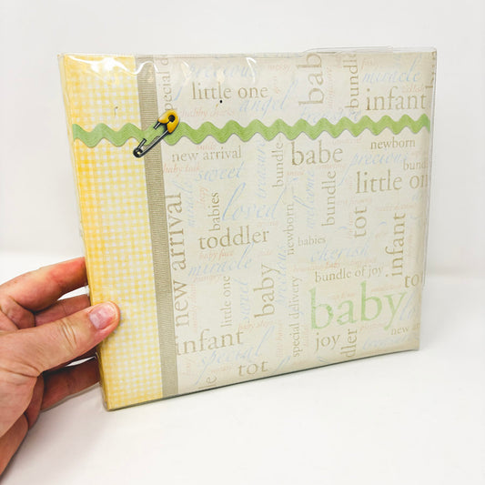 Paper Pizazz 8 x 8 Post Bound Baby Album